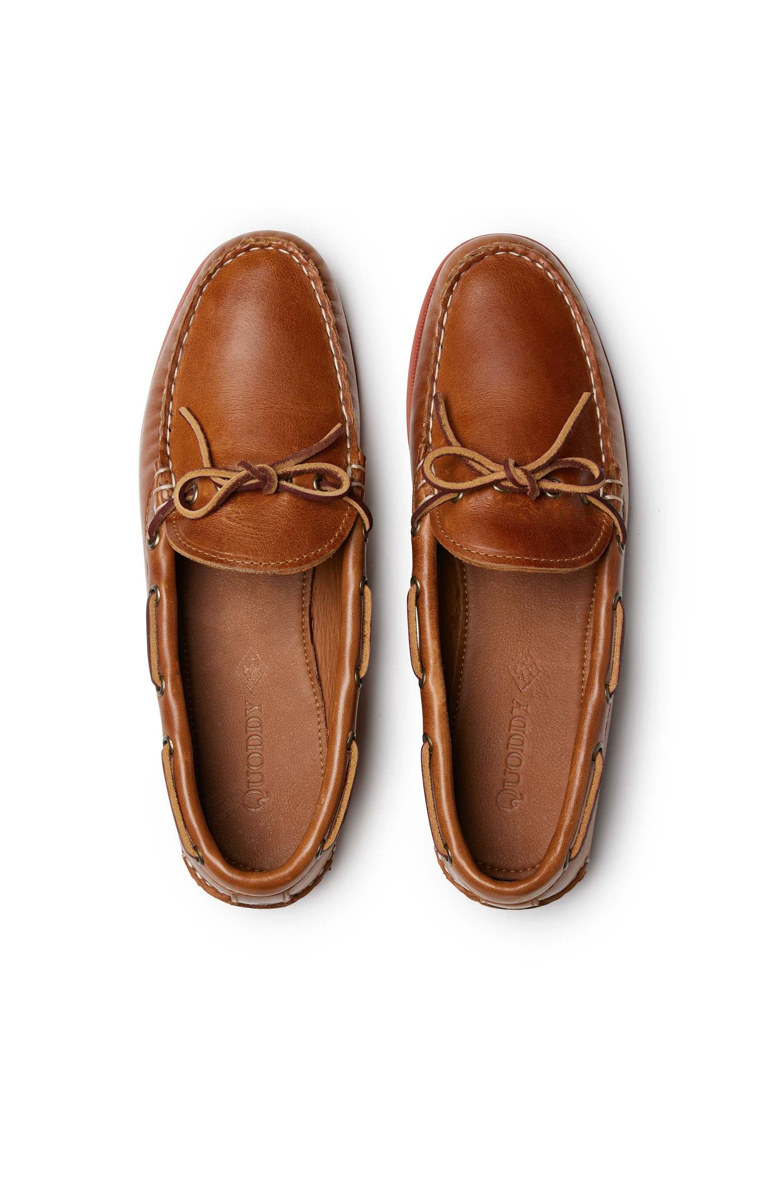 Quoddy Canoe Shoe, Alternate, color, Whiskey