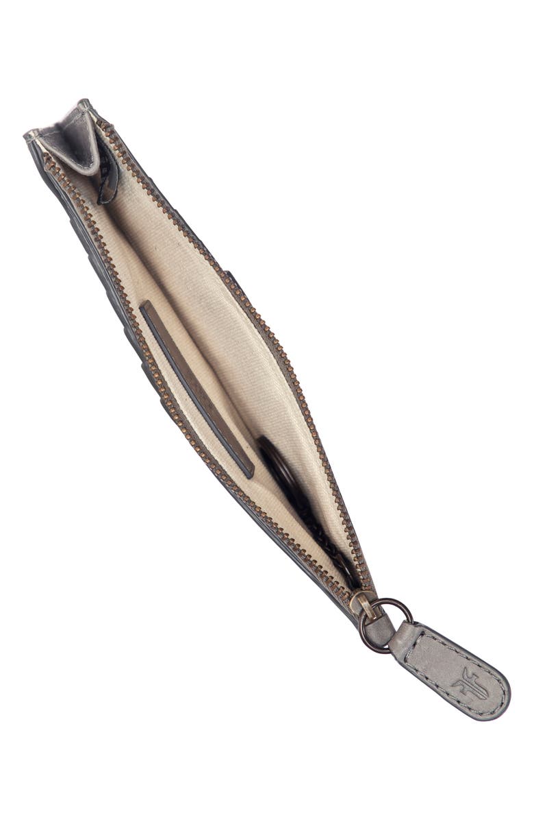 Frye Slim Leather Snap Card Wallet, Alternate, color,