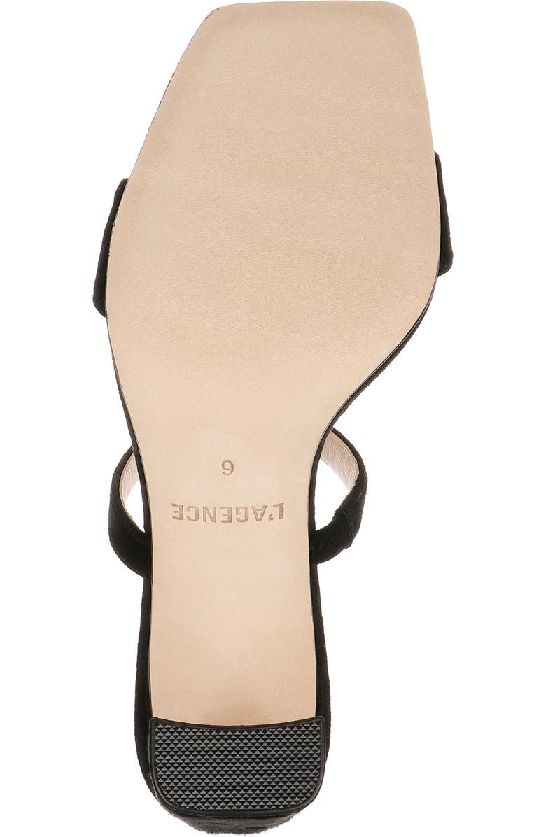 L'AGENCE Catriona Block Heel Sandal, Alternate, color, Black Suede