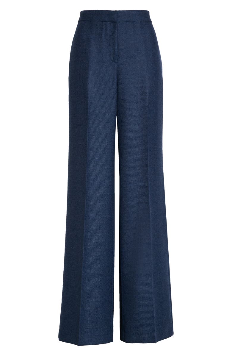 Lafayette 148 New York Dalton Wool & Silk Wide Leg Pants, Alternate, color,