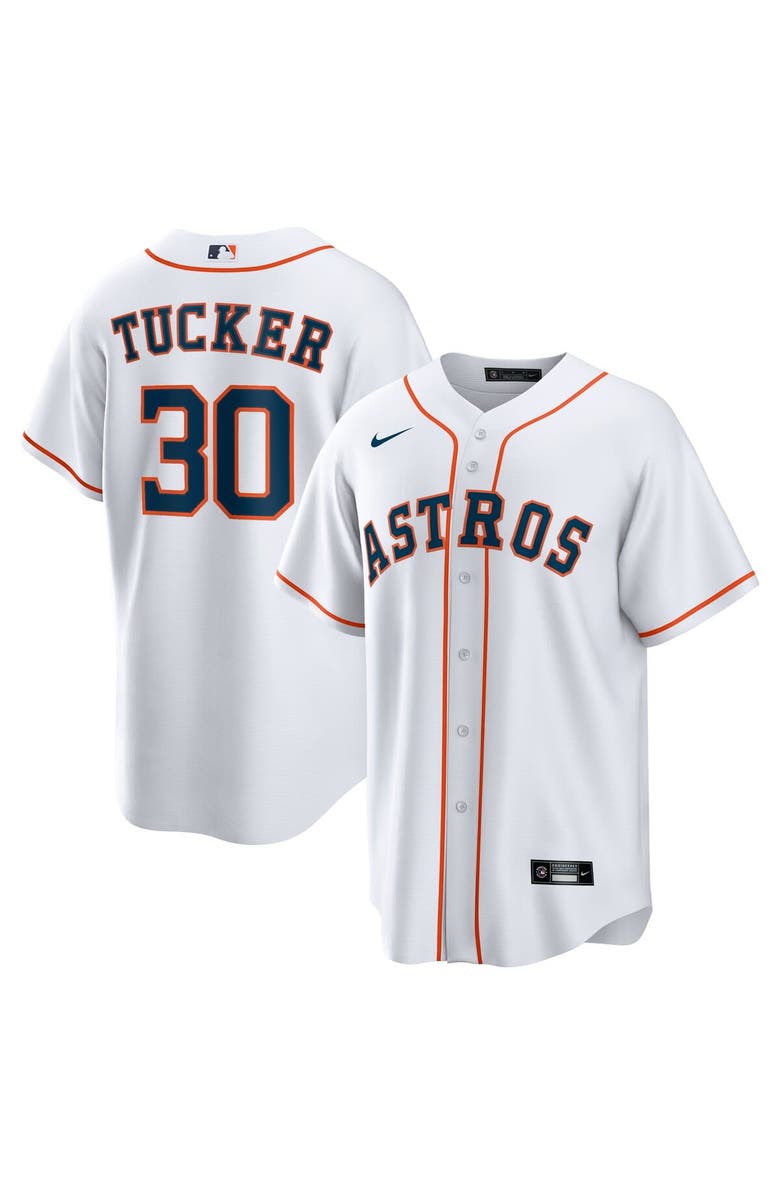 Nike Men's Nike Kyle Tucker White Houston Astros Home Official Replica Player Jersey, Main, color,