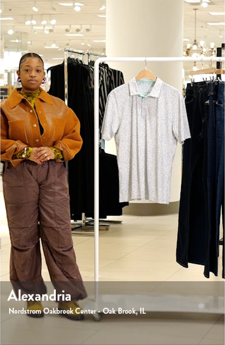 Wyatt Scatter Print Golf Polo, sales video thumbnail