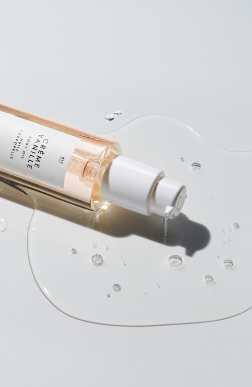 Le Monde Gourmand Crème Vanille Body Oil In Transparent