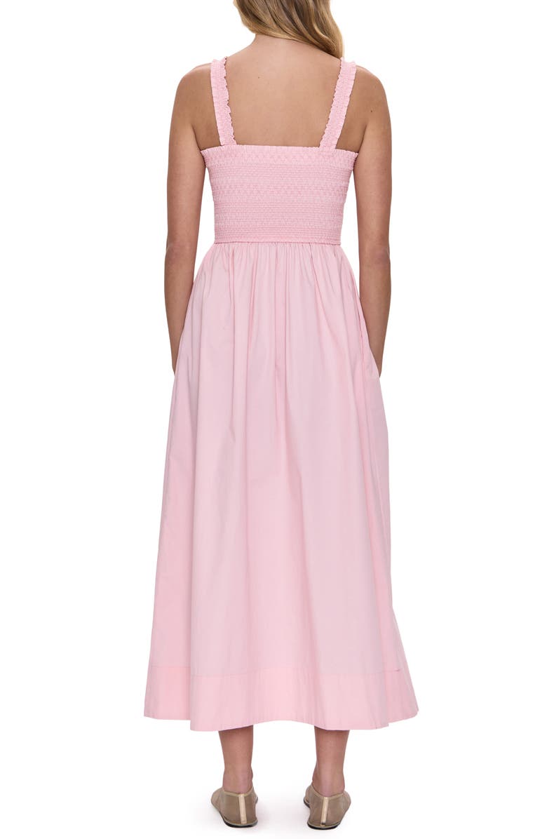 Pistola Genevieve Stretch Cotton Maxi Sundress, Alternate, color, Pink Salt