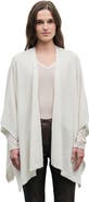 GERARD DAREL Reya Long Sleeve Draped Poncho