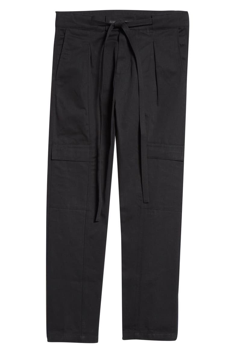 Baggy Cargo Pants, Alternate, color, BLACK