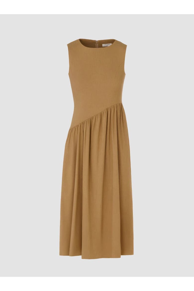 Linen Dress, Alternate, color, Mocha Mousse