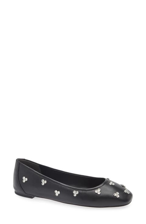 Tammy Crystal Embellished Ballet Flat (Women)