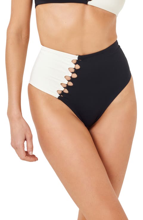 Solstice High Waist Bikini Bottoms