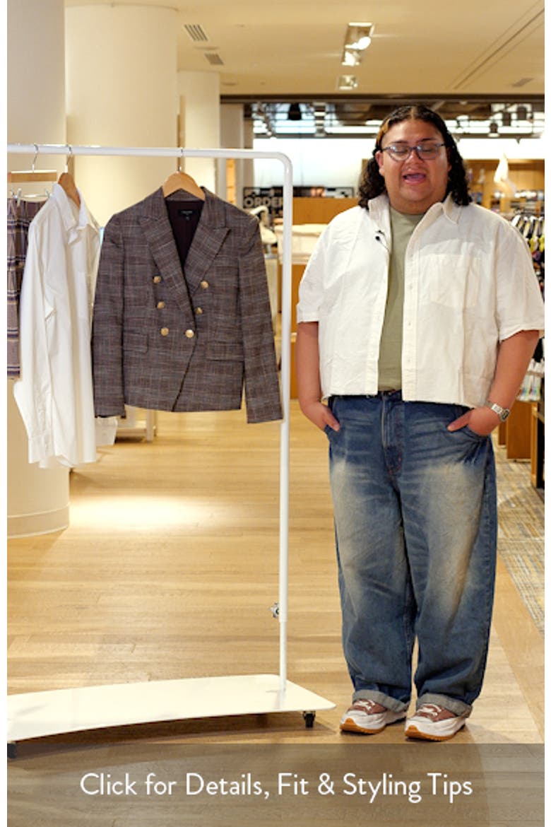 Plaid Double Breasted Blazer video