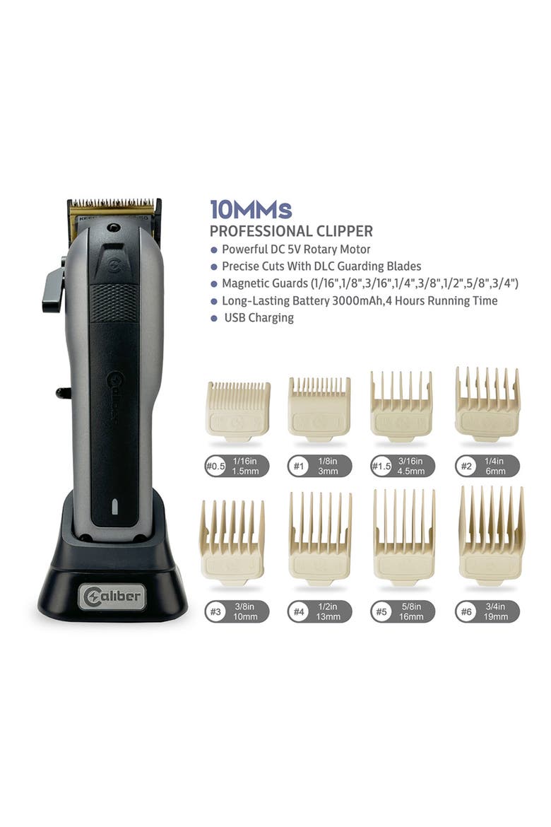 Essential 2-Piece Professional Clipper & Trimmer Set, Alternate, color, Gray