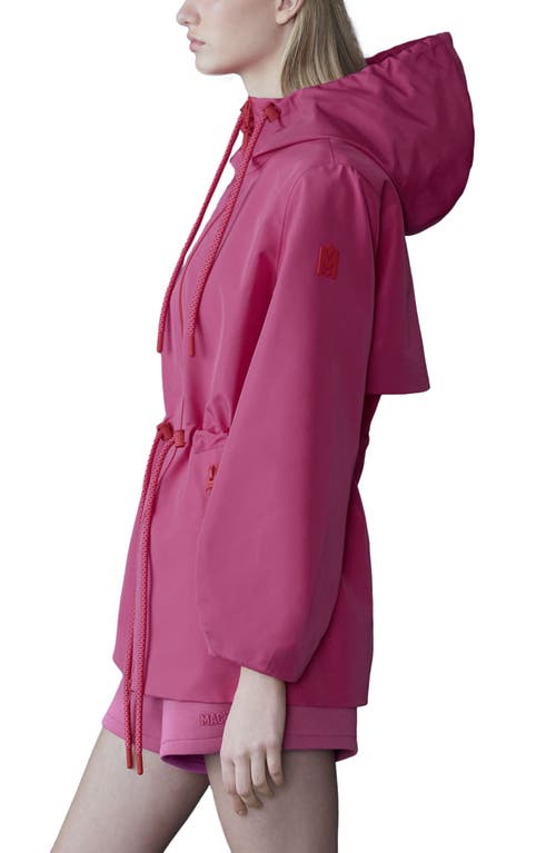 Mackage Kalea Windproof & Water Resistant Recycled Polyester Jacket In Azalea-lava