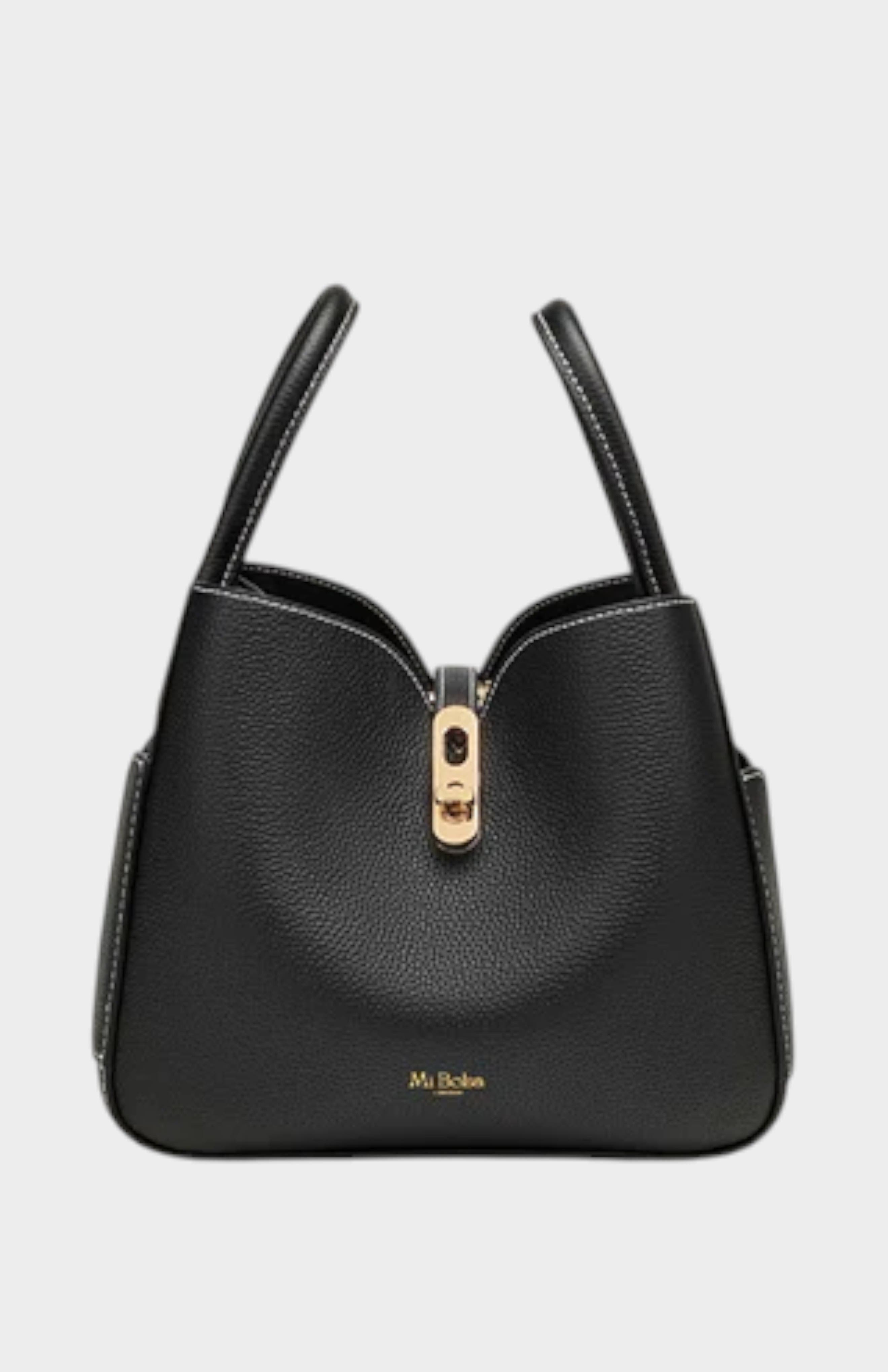 Cotswolds Genuine Pebble Leather Shoulder Bag, Main, color, Black