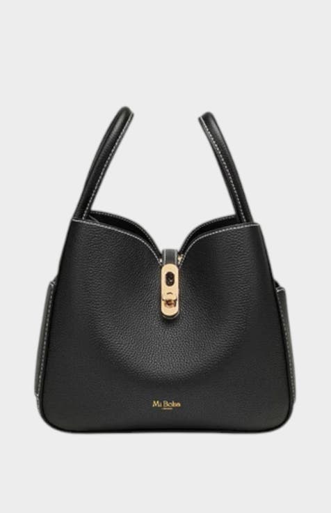 Cotswolds Genuine Pebble Leather Crossbody Bag