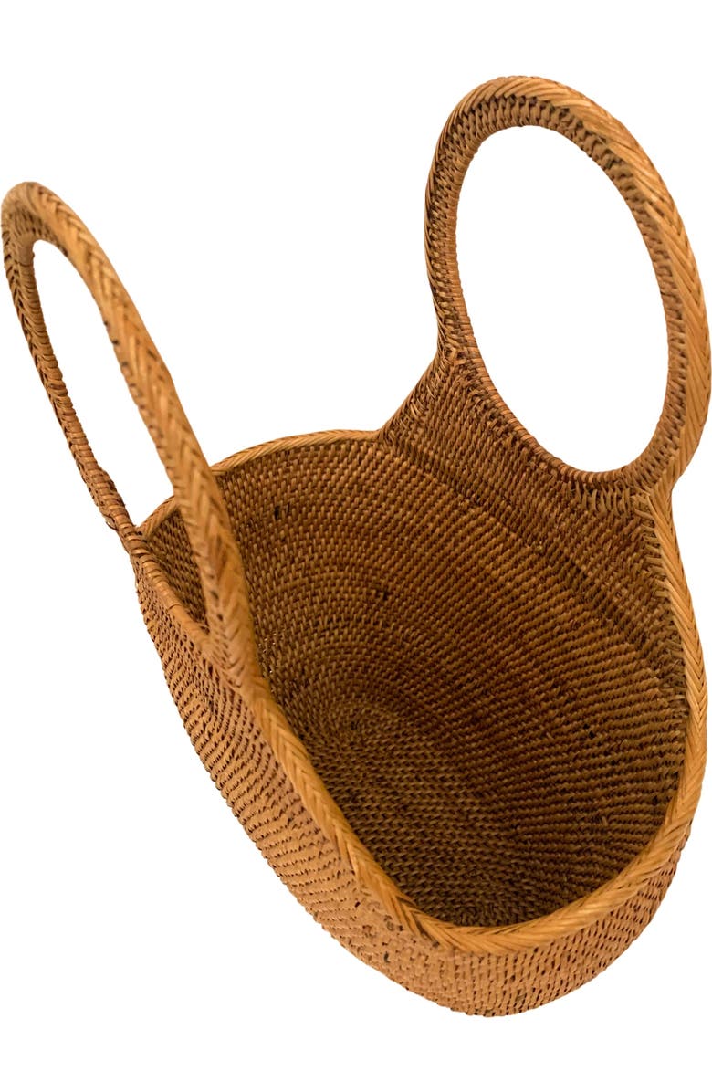 PINK HALEY Lora Rattan Beach Tote, Alternate, color,