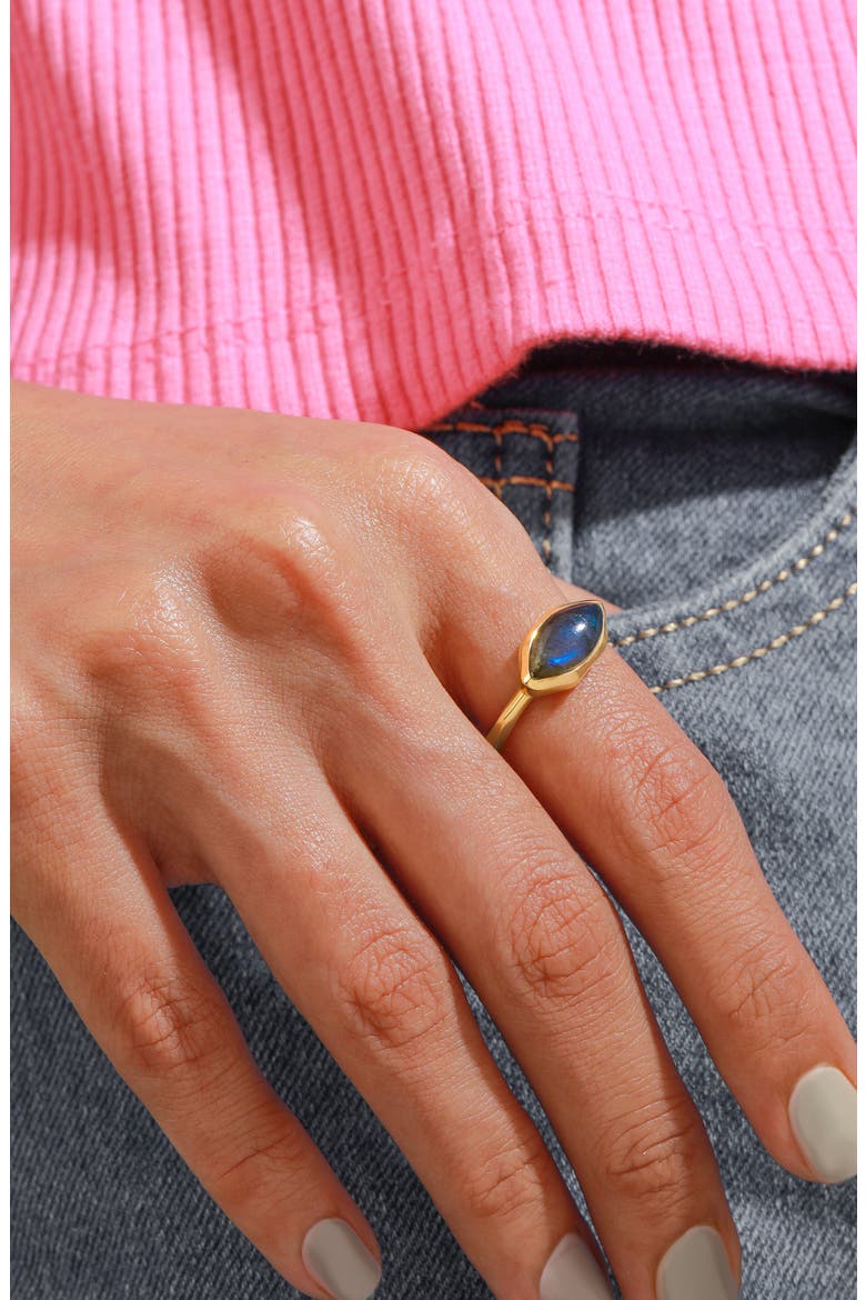 Marquis Stone Ring, Alternate, color, DARK BLUE