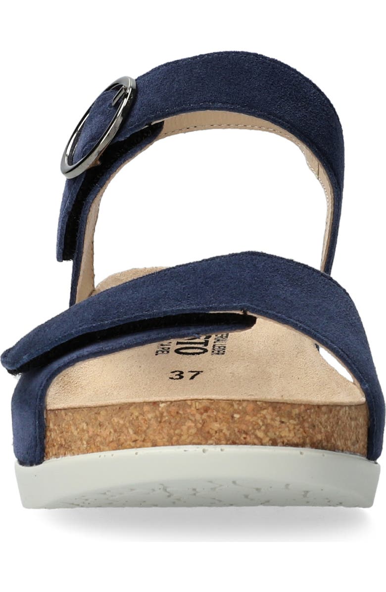 Mephisto Oriana Strappy Wedge Sandal, Alternate, color, Midnight Blue