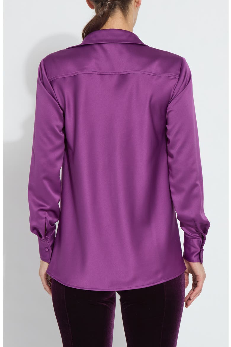 Wallis Draped Cowl Neck Top, Alternate, color, PURPLE ORNAMENT