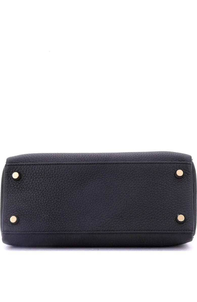 Pre-Owned Hermes Kelly Handbag Black Togo with Gold Hardware 25, Alternate, color,