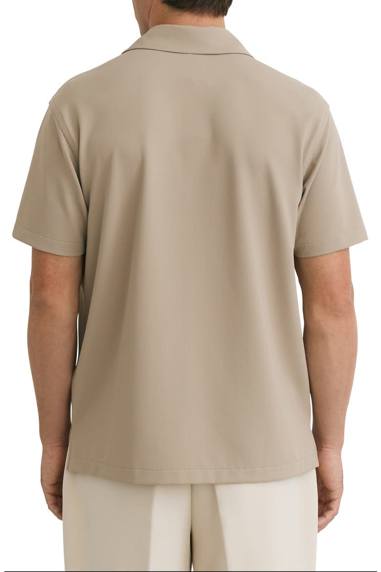 River Textured Camp Shirt, Alternate, color, STONE
