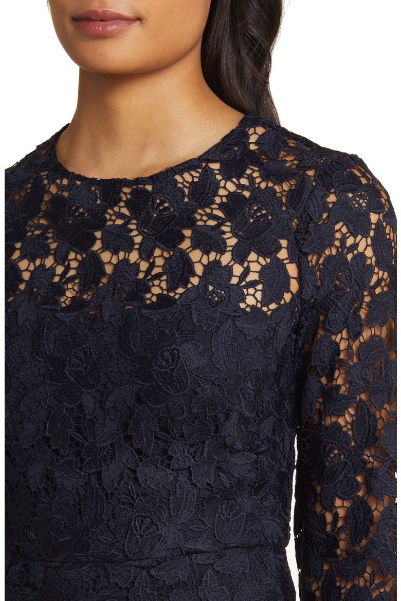 Lace Sheath Dress, Alternate, color, NVY