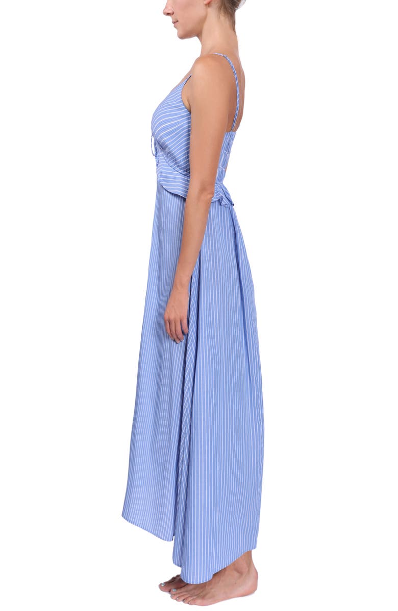 Everyday Ritual Sofia Ruffle Empire Waist Nightgown, Alternate, color, 