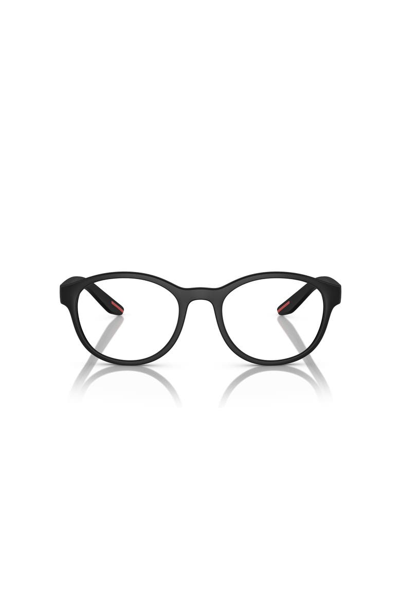 Prada Linea Rossa 53mm Phantos optical glasses, Alternate, color, Black