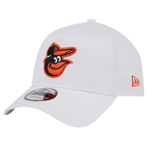 Men's New Era White Baltimore Orioles TC A-Frame 9FORTY Adjustable Hat
