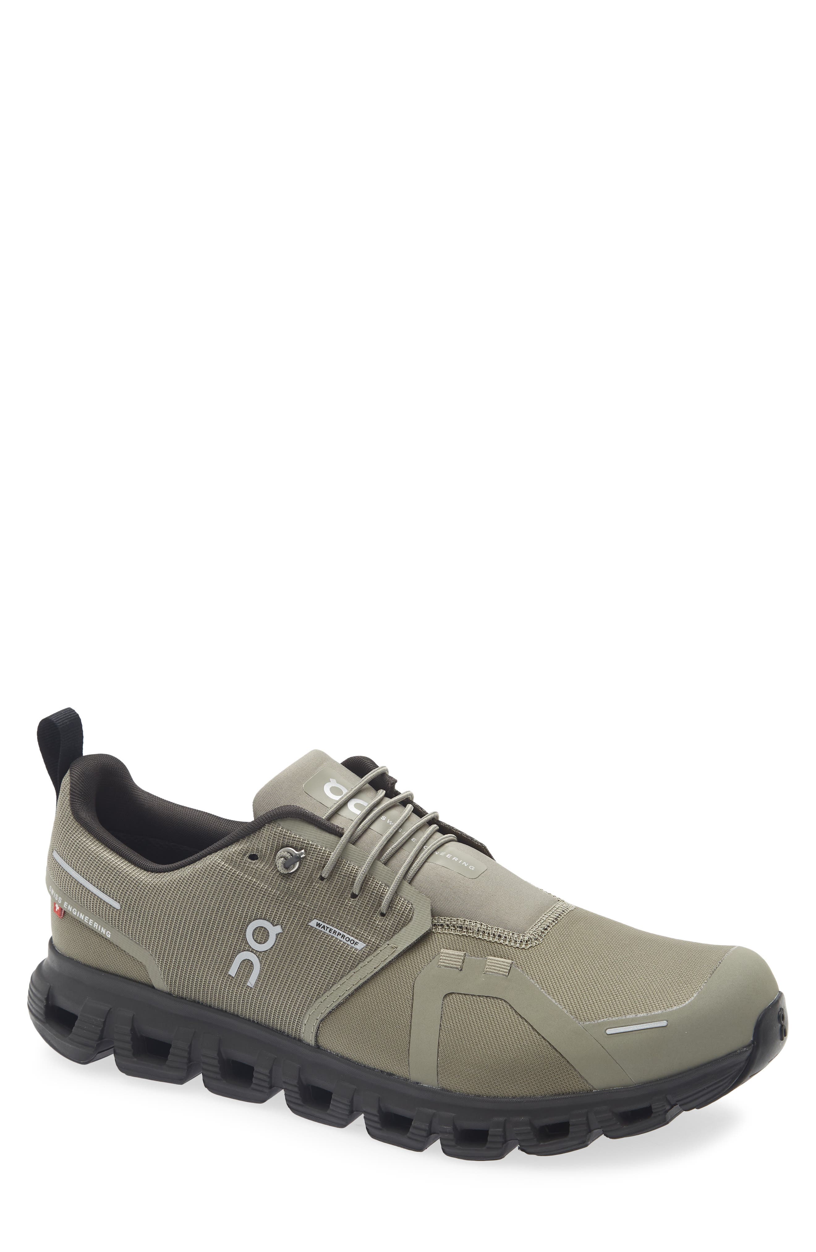 Cloud 6 Waterproof Sneaker, Main, color, OLIVE/ ESPRESSO