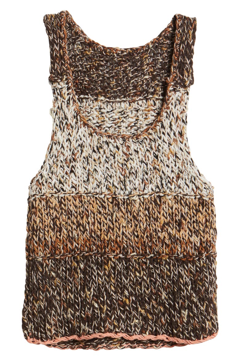 Flea Market Crop Marled Cotton Blend Sweater, Alternate, color, NEUTRAL COMBO