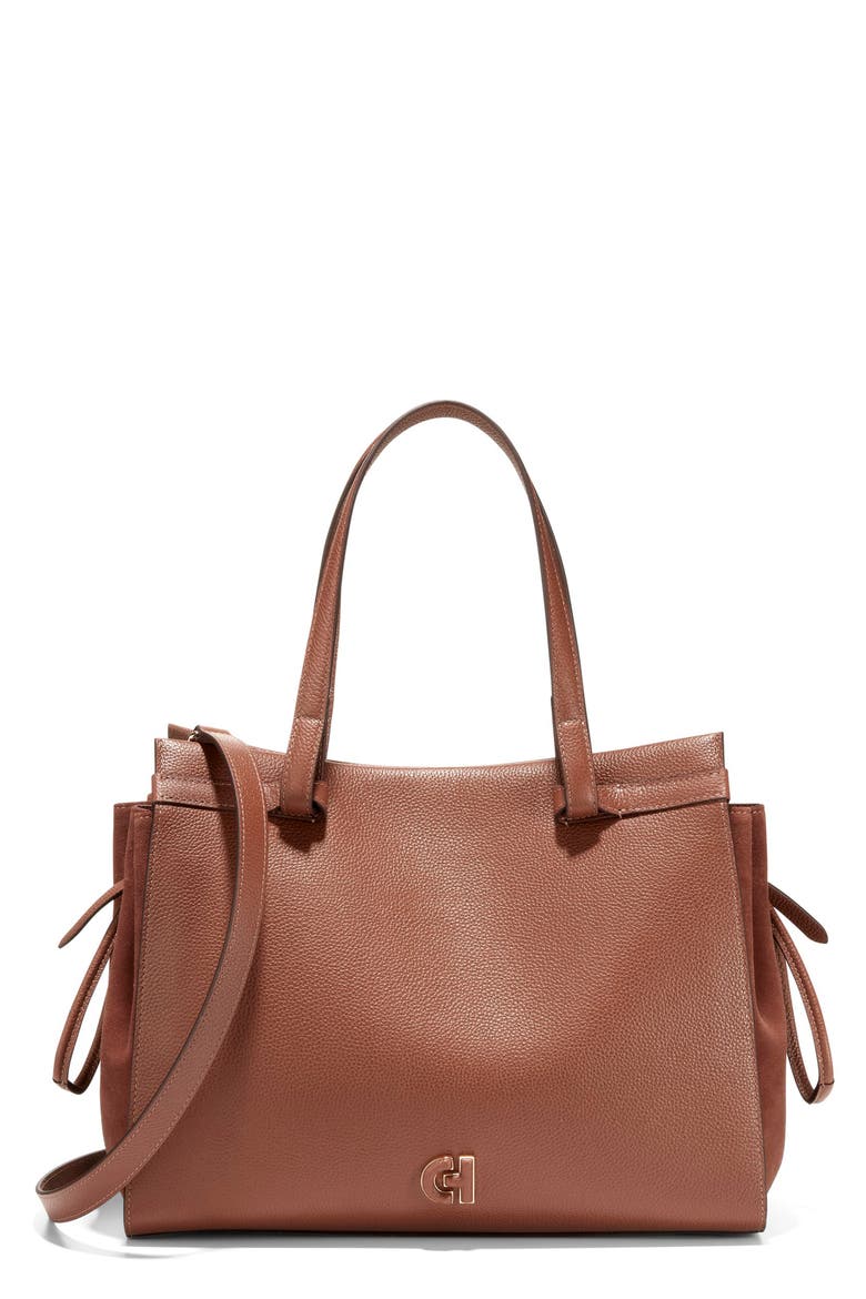 Grand Ambition Leather Cinched Satchel Bag video