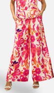 Yumi Abstract Floral Wide Leg Trousers