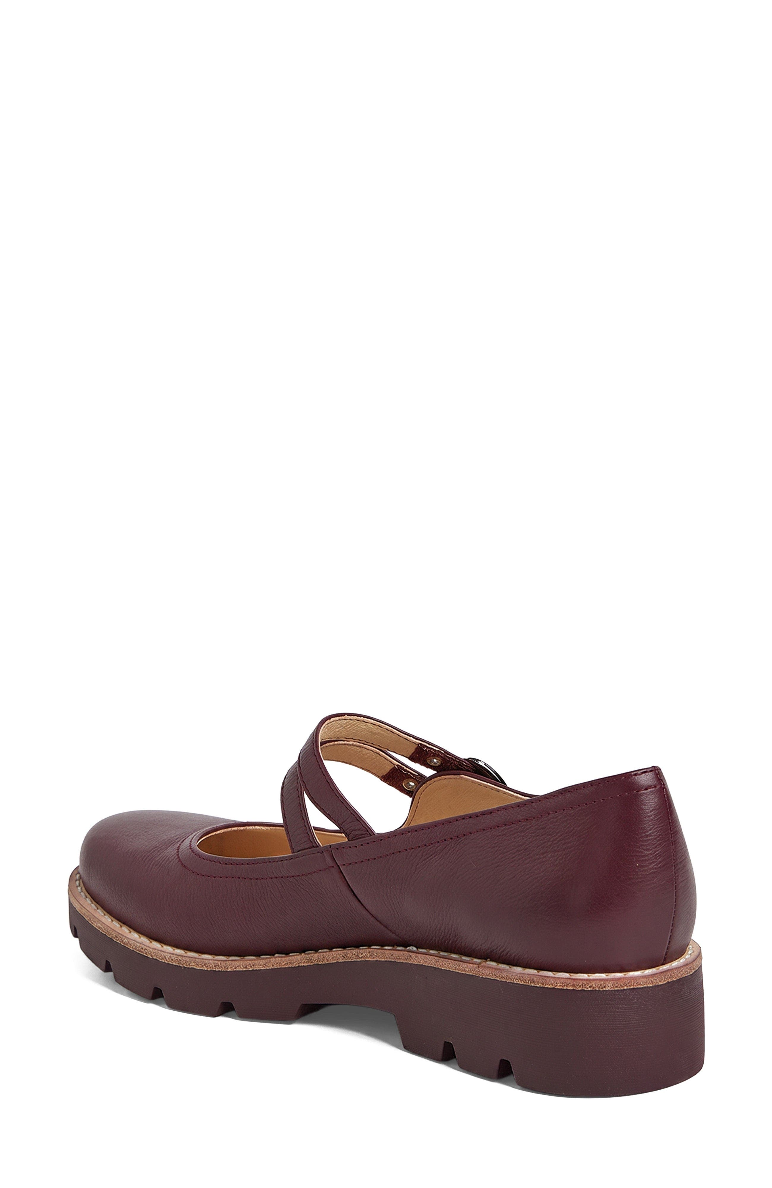 Dabbie Mary Jane, Alternate, color, Burgundy Leather