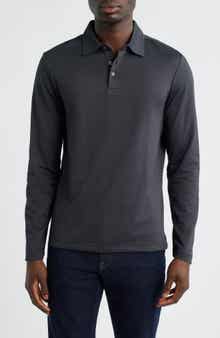 Robert Barakett Luciano Long Sleeve Twill Polo