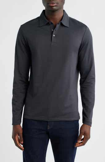 Robert Barakett Luciano Long Sleeve Twill Polo