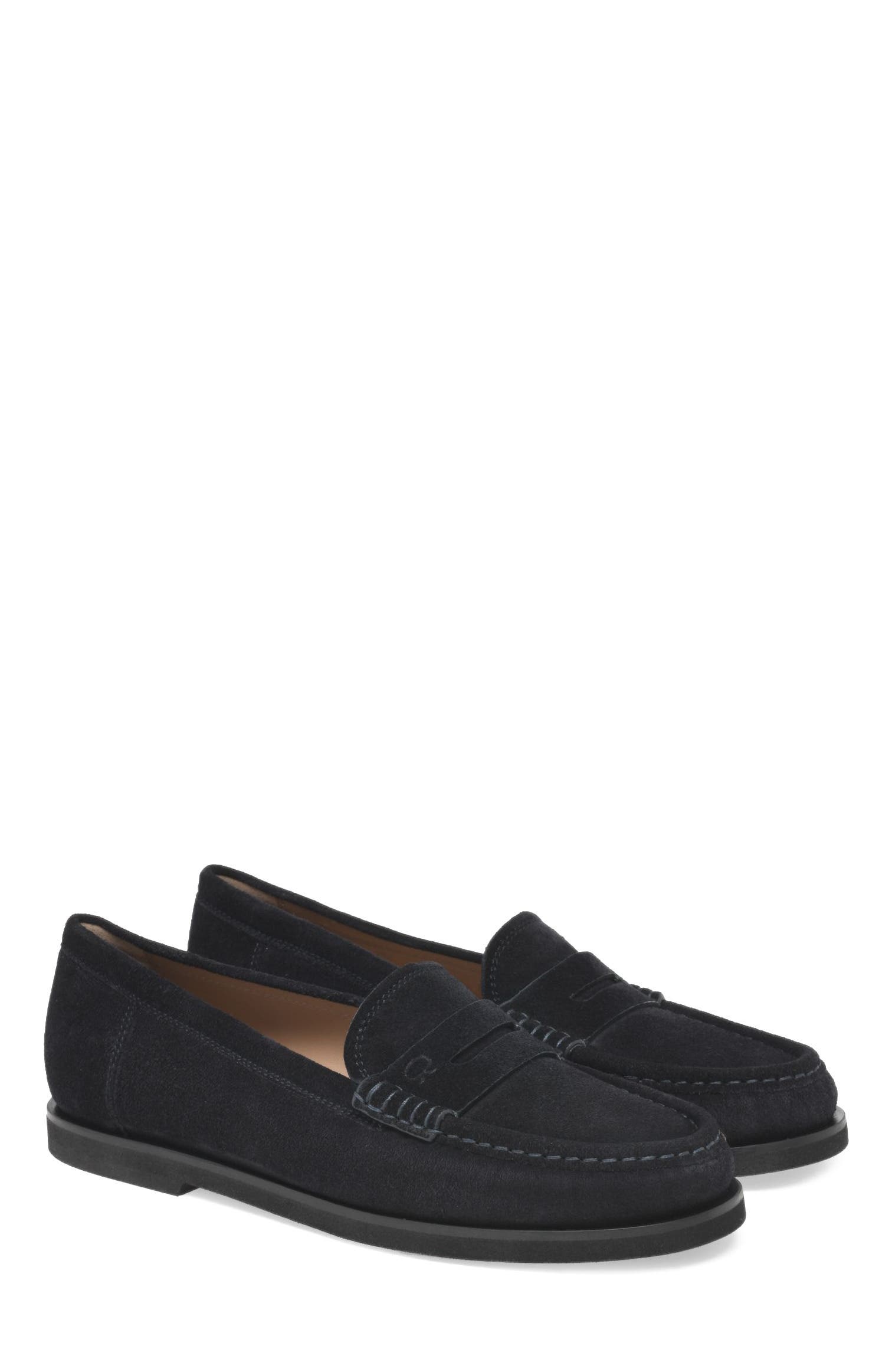 Vernon Mocassin, Alternate, color, Blue Leather