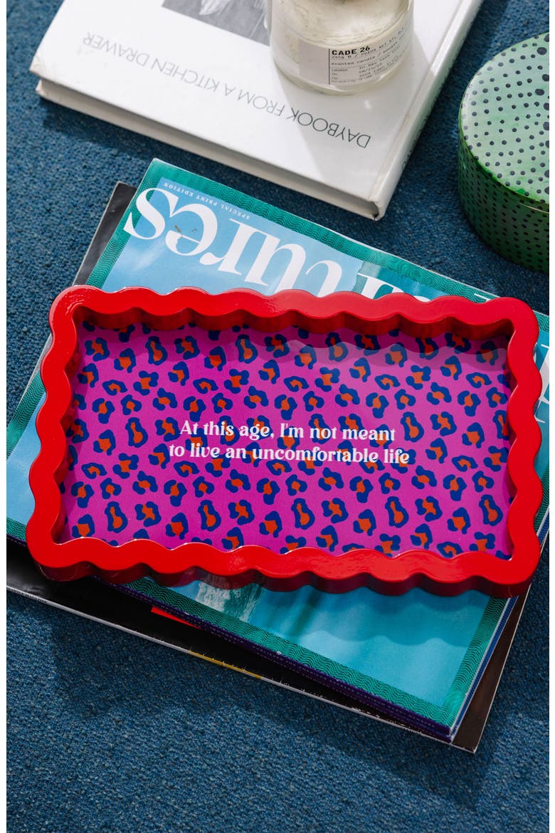 Uncomfortable Lacquer Tray, Alternate, color, Uncomfortable