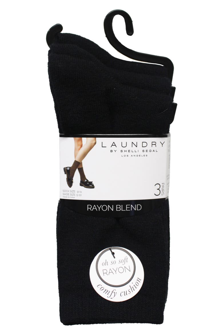 3-Pack Comfy Cushion Crew Socks, Alternate, color, MULTI 1