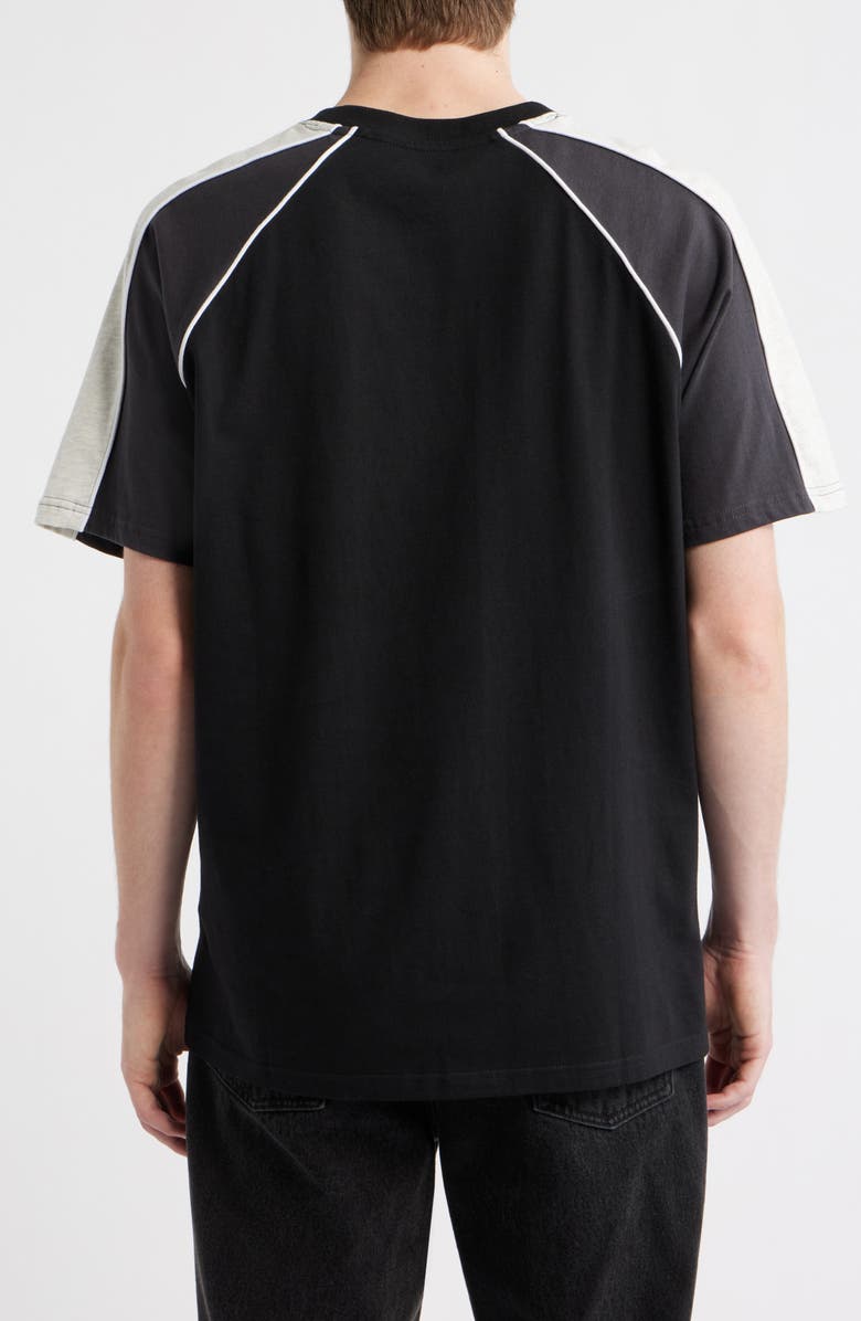 Rip Curl Logo Panel T-Shirt, Alternate, color, Black