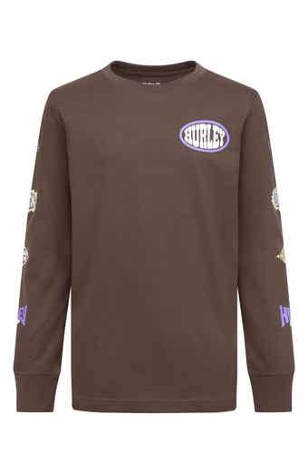 Hurley Kids' Badge Long Sleeve Graphic T-Shirt