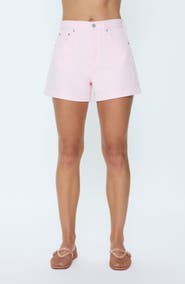 Pistola Saige High Waist Denim Shorts