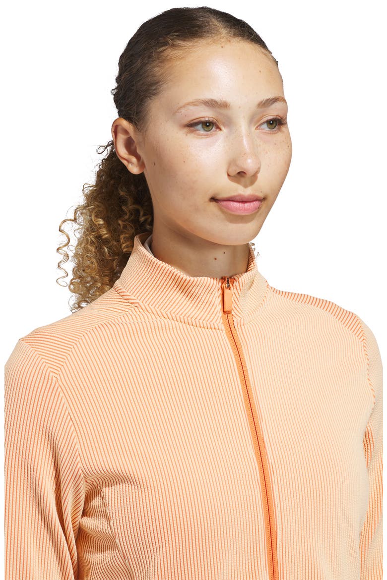 Performance Textured Full Zip Jacket, Alternate, color, DUSKY ORANGE