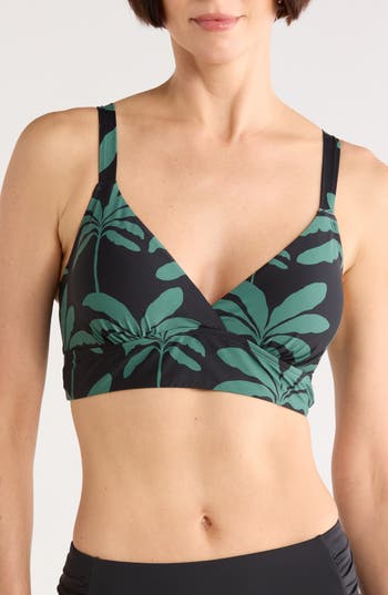 JANTZEN Sophia Underwire Bikini Top in Black at Nordstrom Rack, Size 16
