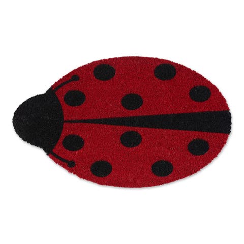 Flip Flop Life Coir Doormat, Non-Slip PVC Backing