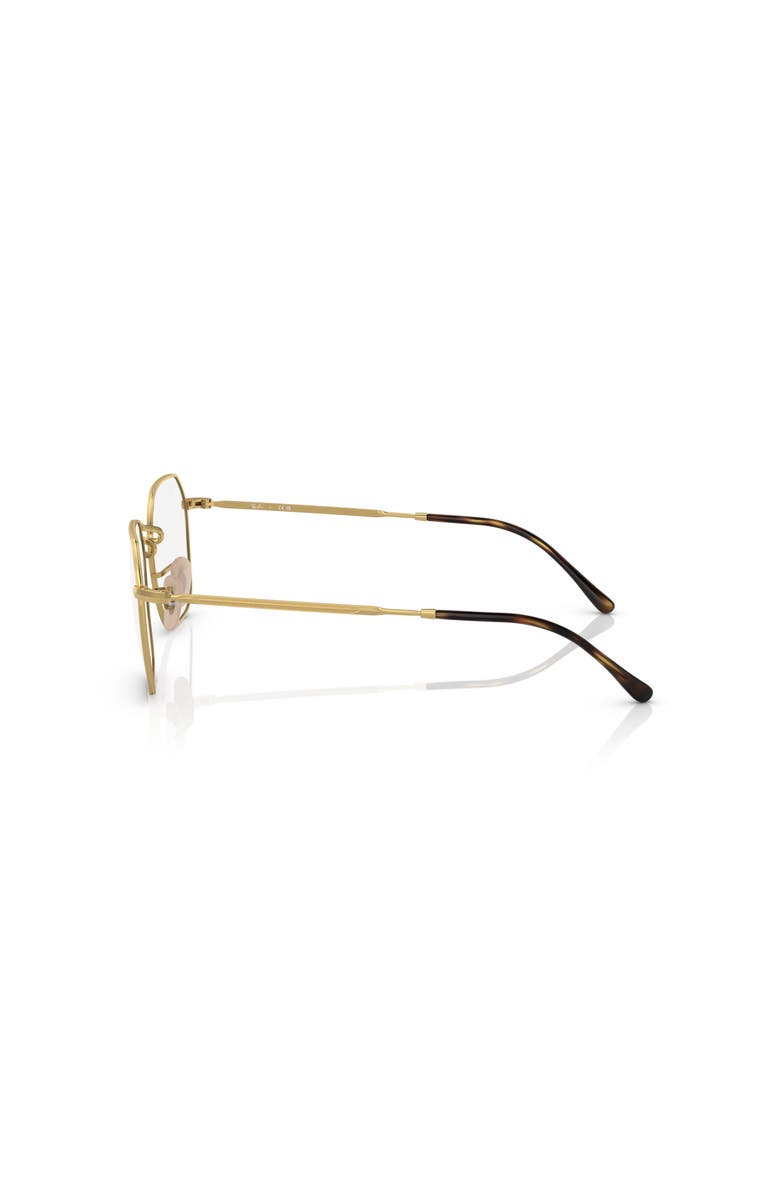 Ray-Ban 53mm Irregular optical glasses, Alternate, color, Gold