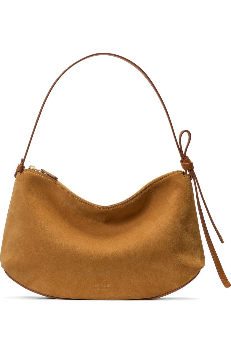 Kate Spade New York large loop suede shoulder bag, Main, color,