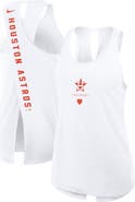Nike Women's Nike White Houston Astros Crisscross Performance Tank Top