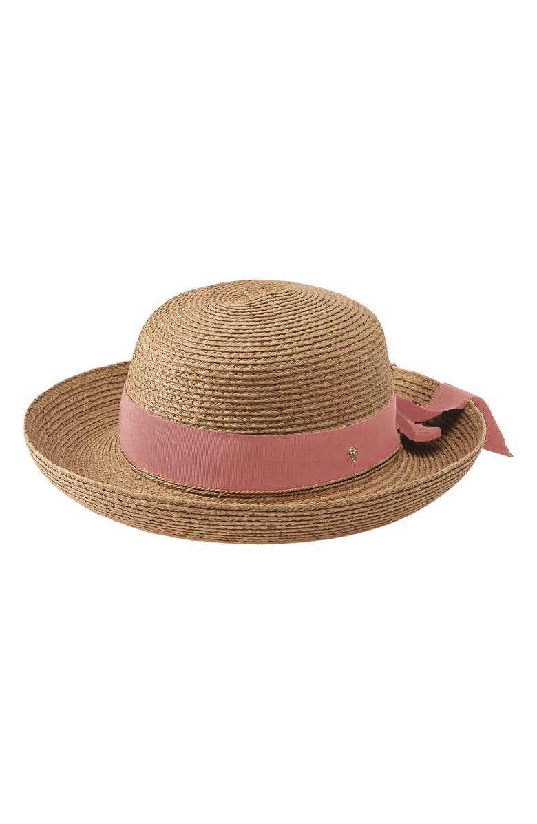 Helen Kaminski Newport Raffia Straw Hat, Main, color,