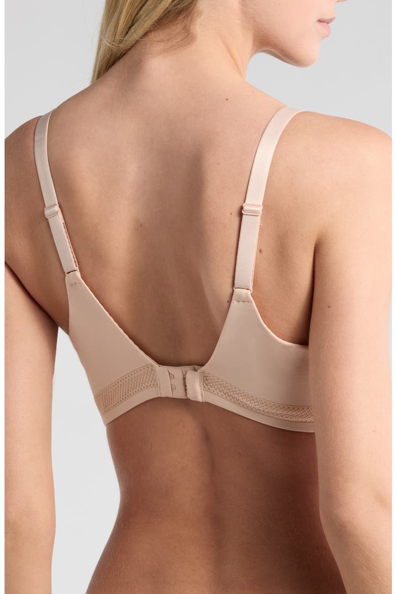 Easy Bliss Seamless Unlined Underwire Minimizer Bra, Alternate, color, BLUSH