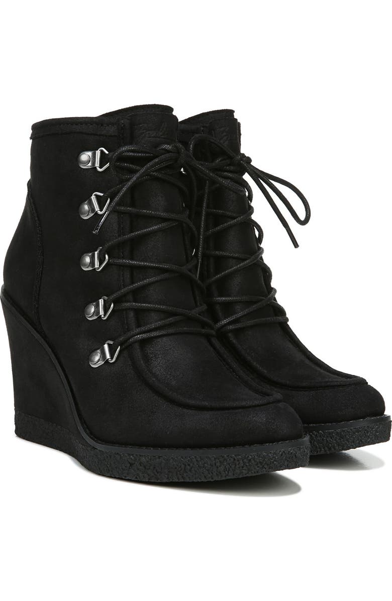 Zodiac Indy Lace-Up Wedge Boot, Alternate, color,
